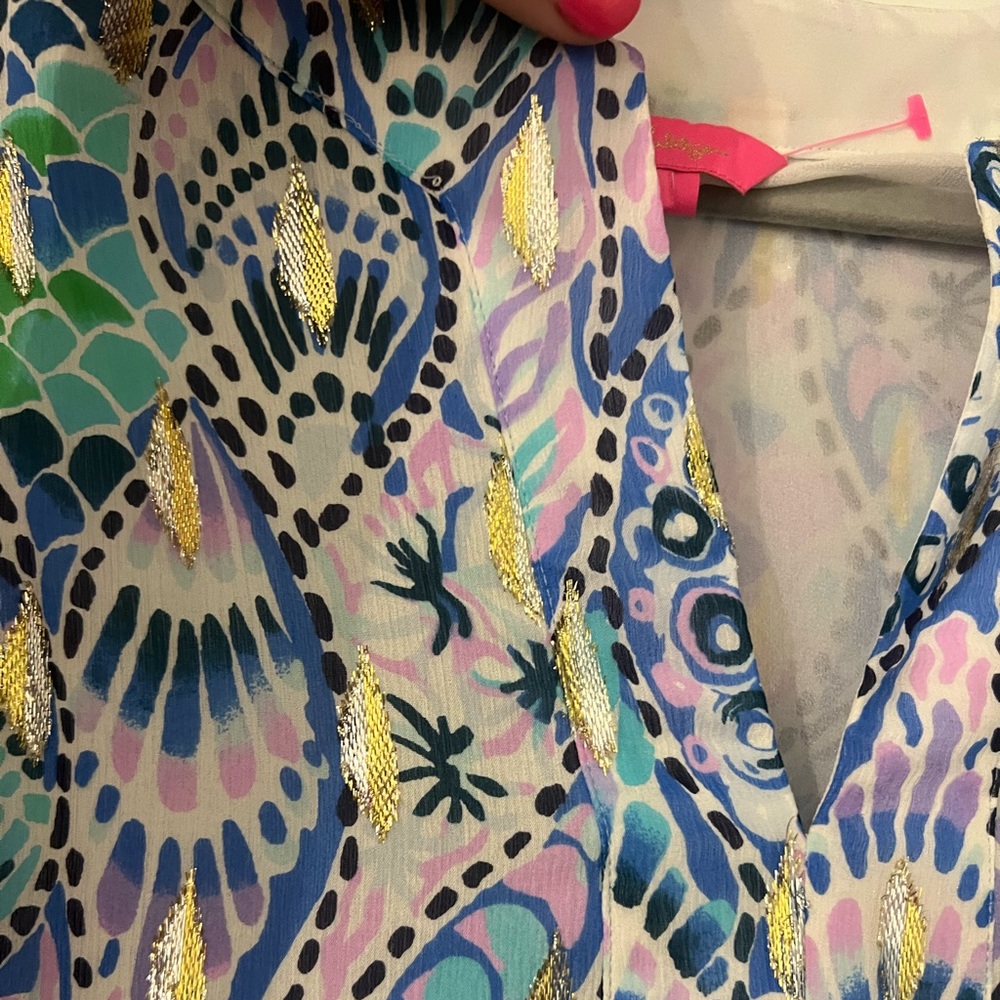Lilly Pulitzer Blouse - Picture 6 of 8